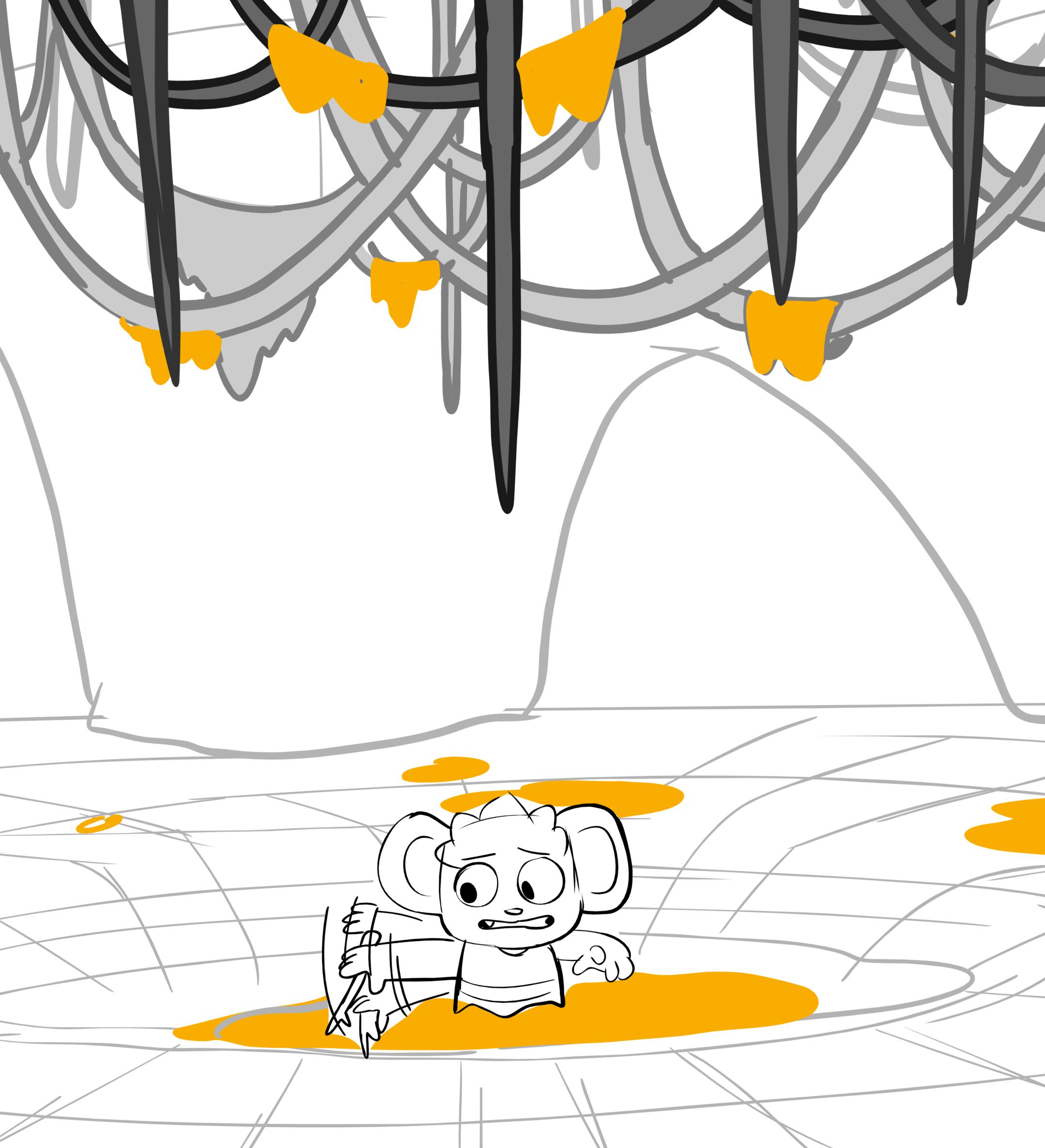 Fun with Nubs — Ep. 112, lámina 105, storyboard by Melissa Ballesteros